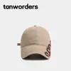 Gorra de Béisbol de Mezclilla Estilo Retro Americano con Bordado Lateral, Unisex Casual de Ala Ancha, Gorra Tipo Pato Adelgazante, Marca de Moda