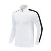 Jaqueta Cardigan Gola Alta Outono e Inverno Masculina e Feminina Casual Outdoor Versátil Moda Jaqueta Esportiva Roupas de Trabalho Uniforme de Classe Feito Sob Medida