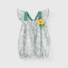 Macacão de bebê 24 meses verão novo bebê feminino sem mangas roupas flores coelho sair ha roupas roupas de bebê
