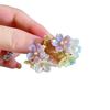 Primavera y Verano Nuevos Aretes de Flores Coloridos Dopamina para Mujer Dulces Franceses de Diseño Nicho de Alta Gama Aretes Manguito para la Oreja