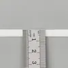Faixa quadrada de lã de 1 cm com fundo único, faixa de pressão de veludo de face única para sutiã e lingerie, banda elástica sem dentes, acessórios de borracha para cintura de saia