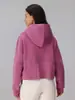 Chaqueta Deportiva con Capucha y Cremallera de Terciopelo Otoño e Invierno Nuevo Estilo para Buceo para Mujer Sudadera Holgada Casual Top de Yoga