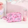 Bolsa de Cosméticos Portátil de Gran Capacidad Dibujos Animados Bolsa de Cosméticos Portátil Bolsa de Almacenamiento para Cosméticos Estuche para Lápices de Estudiante