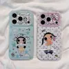 Estampado de Leopardo Puntos Pequeños Azul Jade Aplicable a Funda de Teléfono Apple 17 iphone16promax Tacto de Alta Gama 18pro Proteger
