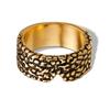 Anillo de acero inoxidable con patrón tridimensional vintage de AliExpress al por mayor Europa y Estados Unidos heavy metal anillo de titanio joyería para hombres y mujeres