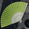 Abanicos Plegables de Seda Estilo Antiguo, Abanicos Lisos Personalizados, Abanicos Publicitarios para Caligrafía y Pintura DIY, Fábrica Fuente Mayorista