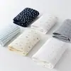 Roupa Íntima de Algodão Puro Tamanho Grande para Mulheres, Categoria A, Algodão de Bebê, Antibacteriana, Comprimento Estendido, Cobre o Quadril, Boxer Floral de Cintura Alta