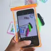 En Stock Funda Impermeable Fluorescente para Teléfono para Natación al Aire Libre PVC Buceo Deriva Luminosa Pantalla Táctil Fotografía Caja Impermeable para Teléfono