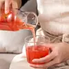 Tetera fría de vidrio de borosilicato para una persona una olla una taza de olla para bebida fría Verano Olla de jugo de vidrio de borosilicato alto