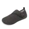 Pantuflas de algodón con forro polar para otoño e invierno para hombres, mujeres y niños, zapatos sin cordones con suelas suaves antideslizantes, para el hogar en interiores y para fitness en interiores