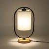 Lámpara de nuevo estilo chino retro poesía poesía lámpara de mesa lámpara de noche para dormitorio nórdica tela simple creativa luz nocturna cálida