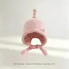 Gorro cálido y cortavientos de otoño e invierno, diseño lindo y adorable de pingüino de lana tejido, gorro para niños que protege los oídos