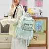 Mochila Bolsa Ita Japonesa Gran Capacidad Estilo Escolar Femenina Versátil Bolso de Hombro Cruzado