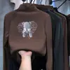 Camiseta Térmica Gruesa para Niñas con Cuello Semi-Alto para Otoño e Invierno, Adecuada para Niños Mayores, Camiseta de Tejido Cálido Cepillado