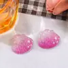 Pequeña Estrella de Mar Concha Resina Accesorios Transparente Brillo Estrella de Mar DIY Sombrero Hebilla de Zapato Bolsa Pasador Accesorios Al por Mayor