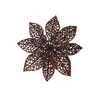 Decoración navideña regalo 15cm flor de Navidad simulación girasol adornos para árbol de Navidad accesorios DIY