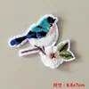 Pegatinas de tela de moda combinan con todo, cien pájaros mirando al fénix, parche bordado, patrón de ropa, pegatinas para agujeros, pegatinas decorativas, pegatinas de parche