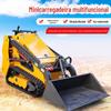Minicarregadeira de esteira pequena empilhadeira multifuncional canteiro de obras manuseio minicarregadeira diesel pequena minicarregadeira