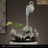 Bico de cerâmica para barra de fluxo de água, ornamento de fonte de água, decoração de fonte de água para mesa, acessório de fluxo de água para oxigenação de aquário