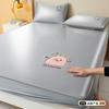 Tapete de Seda de Hielo para Niñas Lavable a Máquina Tapete de Verano Acondicionador de Aire Tapete Suave Juego de Tres Piezas 2025 Nuevo Tapete de Verano de Dibujos Animados