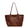Yue Zi 2026 Outono Inicial Nova Bolsa Tote de Grande Capacidade para Trabalho e Deslocamento Bolsa Feminina Versátil Moda Bolsa de Mão Bolsa de Ombro