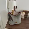 Nueva Moda Verano 2026 Bolso de Paja Grande para Mujer, Bolso Tejido Hecho a Mano de Alta Gama, Bolso Cruzado de Playa