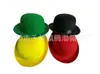 Fábrica Transfronteriza Fieltro Negro Sombrero Redondo Pequeño Tela No Tejida Estereotipo Sombrero de Poliéster Gorra Redonda Cúpula Explosión Bombín Pequeño