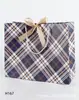 H3# versión horizontal mediano Nueva Serie bolsa de papel bolsa de regalo bolsa tote para ropa cosméticos bolsa de cuerda bolsa de compras navideña