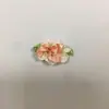 Accesorios de Flores de Tela de Doble Color DIY con Accesorios para el Cabello de Hoja Accesorios Florales Hechos a Mano Accesorios para Ropa Doble Color 2065