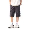 Pantalones Finos Nuevos de Verano 2025, Pantalones de Cinco Puntos, Shorts Casuales Rectos Holgados, Pantalones Deportivos de Exterior con Múltiples Bolsillos