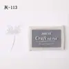 40 Cores Papelaria Criativa Coreana DIY Carimbeira Companheira de Carimbo Carimbeira Colorida Carimbeira de Cintura Côncava Esponja Espessada