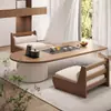 2026 Nuevo Modelo de Mesa Baja de Té Tatami Pequeña para Balcón de Gama Alta, Mesa de Té Estilo Japonés Moderna de Lujo Ligero de Gama Alta