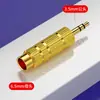 Adaptador de Audio de 6.5 a 3.5 Micrófono Teléfono Móvil Guitarra Altavoz Enchufe de Audio Convertidor de Micrófono a Auriculares