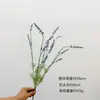 Flor artificial de plástico aveludado lavanda, adereço de foto de flor artificial, decoração de arranjo de flores para interior de casa, item artesanal decorativo