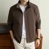 Nueva Chaqueta Cálida Cortavientos de Negocios Casual para Hombre Otoño 2026 con Cuello Alto para Ropa de Trabajo al Aire Libre, Tendencia al por Mayor