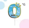 Números Calientes de Venta Transfronteriza 0-9 Adornos para Pastel de Cumpleaños para la Fiesta de Cumpleaños de Niños Decoración de Mesa de Postres