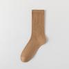 Calcetines de Algodón de Color Sólido para Mujer, Calcetines de Media Pantorrilla para Primavera y Verano, Calcetines Largos de Puño Suelto, Calcetines para Mujer de Doble Aguja Anti-Olor, Calcetines Zhuji, Absorbentes de Sudor