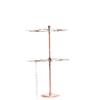 Envío gratis estante giratorio de hierro estante de exhibición de joyería estante para collares estante para cadenas de suéter estante de exhibición de mostrador estante para joyería