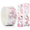 Dibujo animado Sanrio Lindo Melody Perro Canela Kurome Manual Pegatina Regalo Recompensa Decoración Pegatina de Sellado