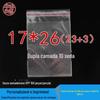 Saco de embalagem de plástico saco de embalagem de roupa transparente toalha saco auto-selante duplo 10 seda 17 * 26 Spring Festival dístico saco vermelho