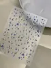 Adesivos de Unhas com Padrões de Porcelana Azul e Branca, Folha de Ouro e Prata Estilo Chinês Design de Formiga Decorações de Unhas Atacado Yt7743