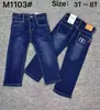 Fabricante Mayorista de Jeans para Niños Transfronterizo Primavera y Otoño Pantalones de Mezclilla para Niños Jeans Versátiles Casuales de Niño Modernos