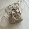Bolsa Popular de Bolinhas Grande Capacidade para Mulheres 2026 Nova Versátil para o Dia a Dia Bolsa de Ombro/Axila Bolsa de Mão Casual Tipo Saco