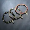 Pulsera de Cuentas Hecha a Mano Simple y Creativa para Estudiantes, Estilo Coreano, Unisex, Pulsera de Cristal Versátil
