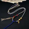 Cordón de Collar Tejido Hecho a Mano de Xizang Cordón de Colgante Multicolor de Venta Caliente Borla Vintage Cordón para Colgar Joyería Popular en Vivo