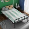 Cama Plegable, Cama para el Hogar, Cama Portátil de Hierro Forjado, Cama de Acompañamiento para Hospital, Cama para Siesta en la Oficina, Cama de Campamento para Exterior