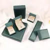 Caja de Joyería de Cuero PU Cepillado de Lujo Ligero de Nuevo Estilo para Anillos, Collares, Pulseras y Caja de Almacenamiento de Accesorios, Al Por Mayor en Stock