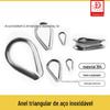 Cabo de Aço Inoxidável 304 M2-M32 Argola Laço Cordão de Puxar Fivela Amarração Rigging Estropo Multi-Fio