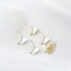 Colgante Chapado Mariposa Diamante Exquisito Estéreo Brillante Accesorios de Joyería Colgante de Collar DIY Pendientes