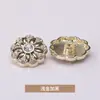 Botones Metálicos Cosidos a Mano para Abrigos de Lana, Chaquetas, Trajes, Ropa Formal, Botones, Sujetadores, Jin Da